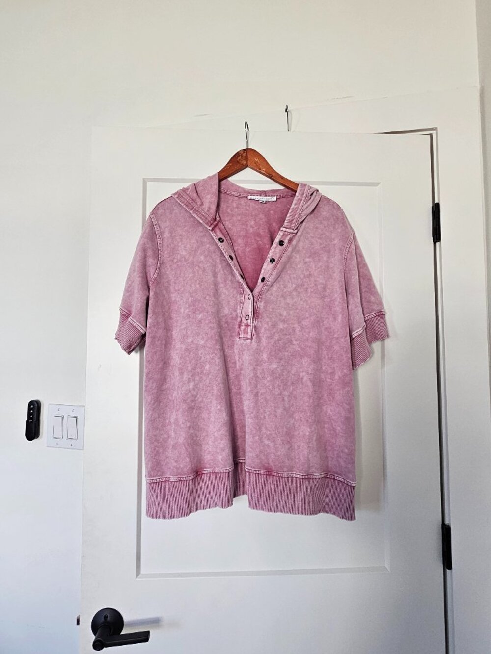Jane + Delancey Short-Sleeve Hoodie